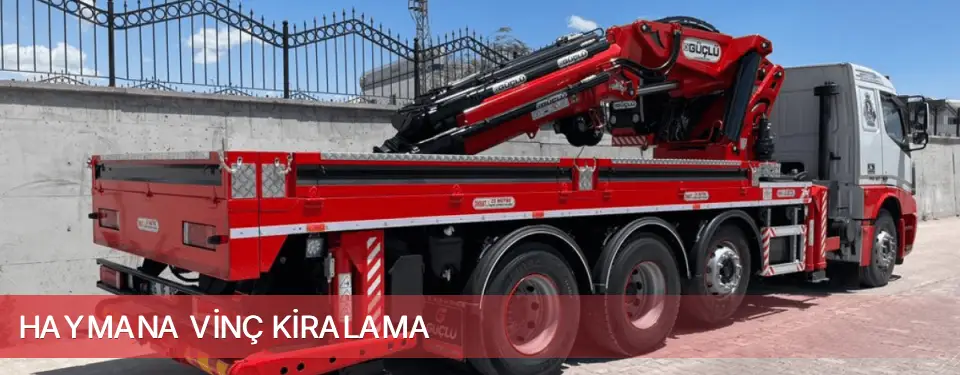 Haymana İlçemi Vinç Kiralama